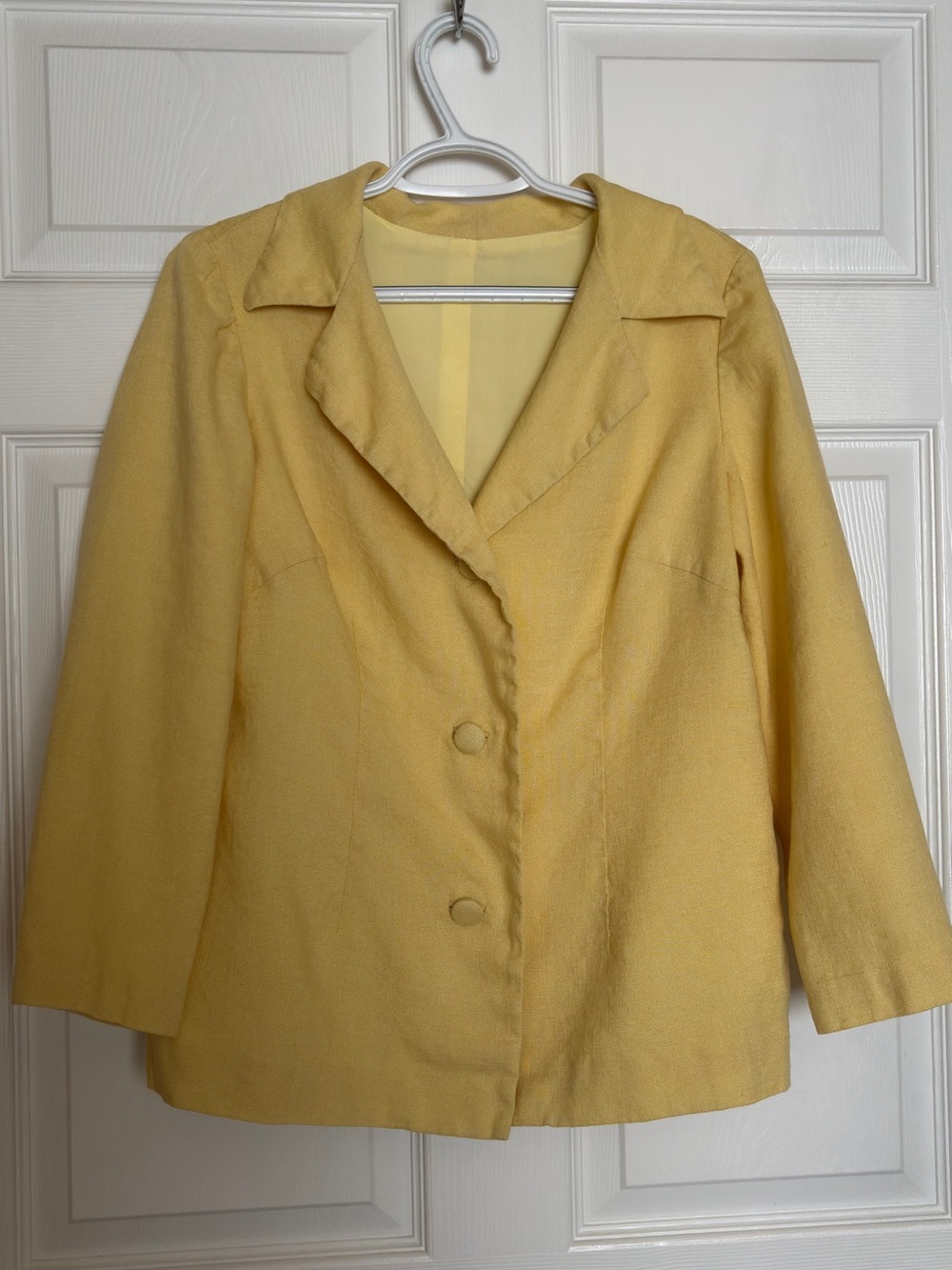 Yellow Women's Tailored Jacket